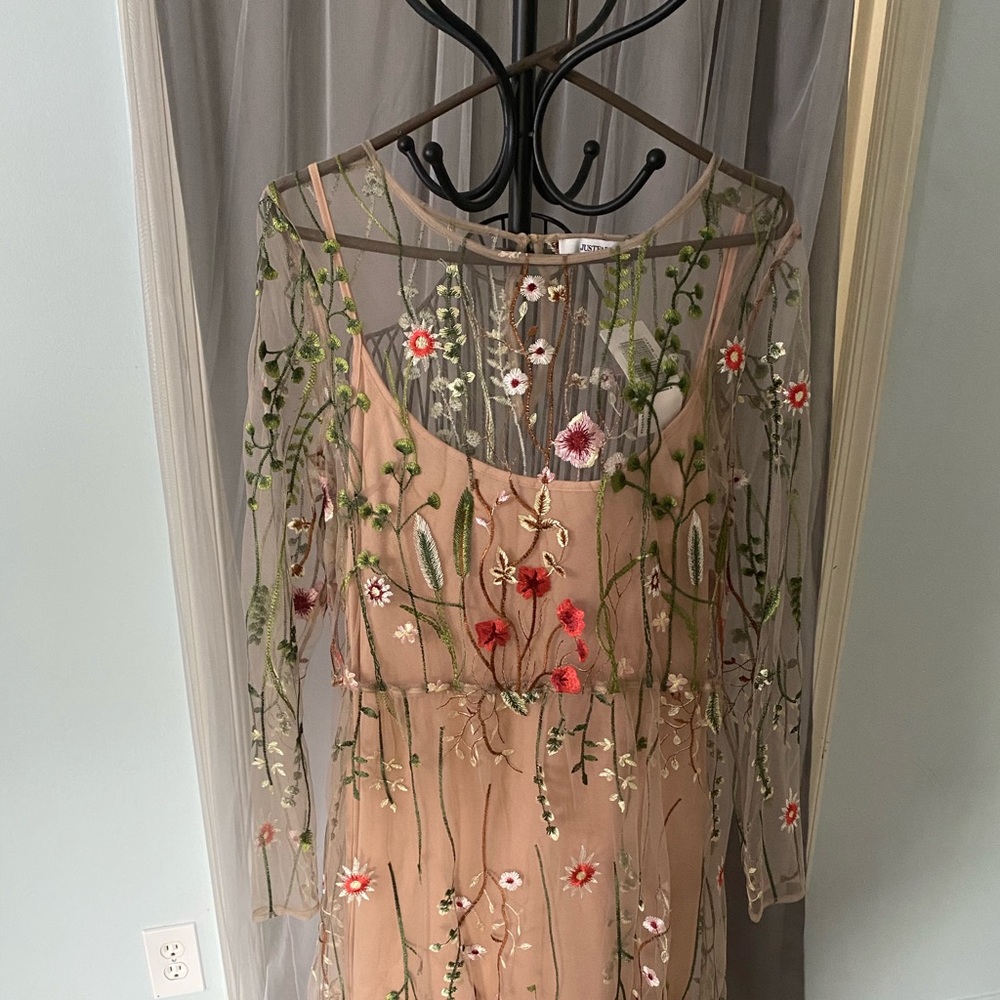 NWT JustFab 2 Piece Lace Dress